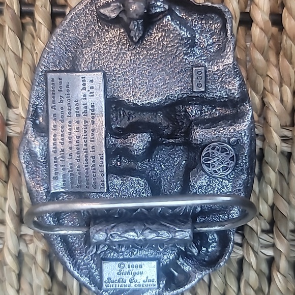 Belt Buckle Square Dancing 1985 - Picture 2 of 2